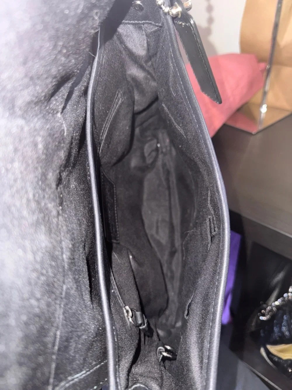 Coach Signature Leather and Canvas Flap Duffle Bag - Picture 5 of 17